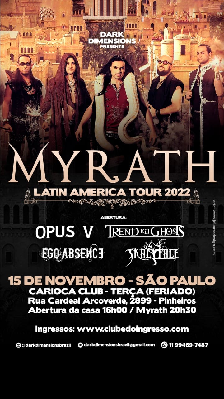 Myrath @Carioca Club – São Paulo/SP